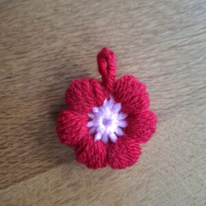 Gehaakte bloem - handgemaakt